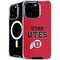University of Utah Utes Text on Red iPhone 16 Pro MagSafe Case