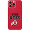 University of Utah Utes Text on Red iPhone 16 Pro Max Skin