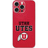 University of Utah Utes Text on Red iPhone 16 Pro Max Skin
