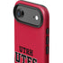 University of Utah Utes Text on Red iPhone 17 Air Impact Case
