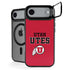 University of Utah Utes Text on Red iPhone 17 Air Kickstand Case