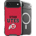 University of Utah Utes Text on Red iPhone 17 Air MagSafe Case