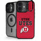 University of Utah Utes Text on Red iPhone 17 Kickstand Case