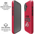 University of Utah Utes Text on Red iPhone 17 Magsafe Impact Case