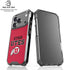 University of Utah Utes Text on Red iPhone 17 Pro Clear Case