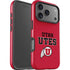University of Utah Utes Text on Red iPhone 17 Pro Impact Case