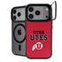 University of Utah Utes Text on Red iPhone 17 Pro Max Kickstand Case