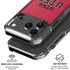 University of Utah Utes Text on Red iPhone 18 Pro Clear Case