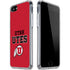 Utah Utes Text on Red iPhone SE (2nd & 3rd Gen) Clear Case