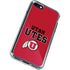 Utah Utes Text on Red iPhone SE (2nd & 3rd Gen) Clear Case