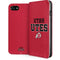 University of Utah Utes Text on Red iPhone SE (2nd & 3rd Gen) Folio Case