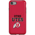 Utah Utes Text on Red iPhone SE (2nd & 3rd Gen) Pro Case