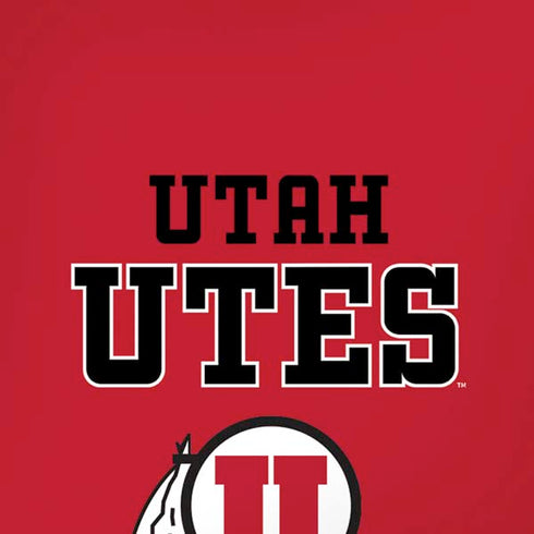 Utah Utes Text on Red iPhone X Pro Case