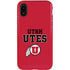Utah Utes Text on Red iPhone XR Pro Case