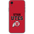 Utah Utes Text on Red iPhone XR Skin