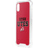 University of Utah Utes Text on Red iPhone XS Clear Case