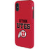 Utah Utes Text on Red iPhone XS Pro Case