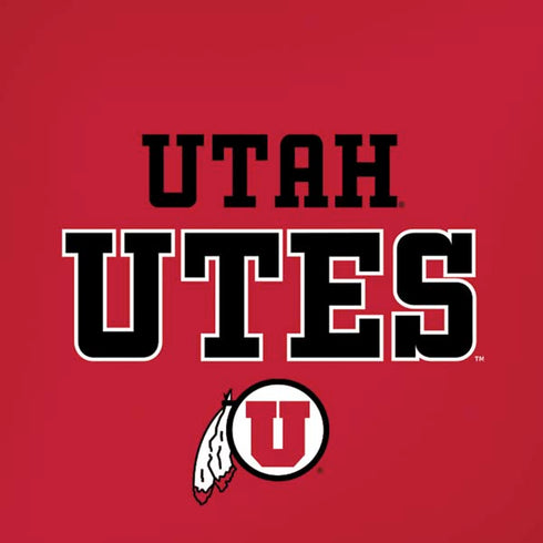 Utah Utes Text on Red iPhone XS Skin
