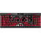 University of Utah Utes Text on Red K95 RGB PLATINUM Mechanical Gaming Keyboard Skin