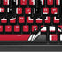 University of Utah Utes Text on Red K95 RGB PLATINUM Mechanical Gaming Keyboard Skin