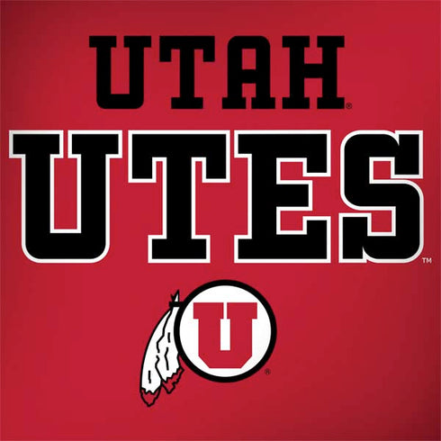 Utah Utes Text on Red Legion Y720 Skin