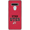 University of Utah Utes Text on Red LG Stylo 6 Clear Case