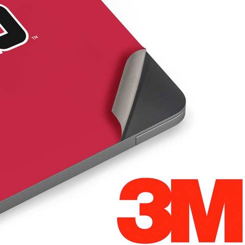 University of Utah Utes Text on Red Apple MacBook Air Skin
