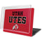 Utah Utes Text on Red MacBook Pro 13in (2020) Case plus Skin