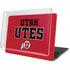 Utah Utes Text on Red MacBook Pro 13in (2020) Case plus Skin