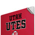 University of Utah Utes Text on Red Apple MacBook Pro 16-inch Skin