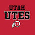 Utah Utes Text on Red Moto E5 Play Skin