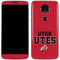 Utah Utes Text on Red Moto E5 Plus Skin