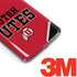 Utah Utes Text on Red Moto E5 Plus Skin