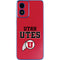University of Utah Utes Text on Red Moto G Play 4G (2024) Skin