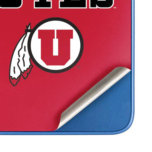University of Utah Utes Text on Red Moto G Play 4G (2024) Skin