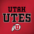 Utah Utes Text on Red Moto G6 Skin