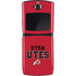 Utah Utes Text on Red Motorola RAZR Skin
