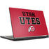 Utah Utes Text on Red MSI GS65 Stealth Laptop Skin