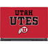 Utah Utes Text on Red MSI GS65 Stealth Laptop Skin