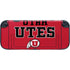 University of Utah Utes Text on Red Nintendo Switch 2 (2025) with Joy-Con Skin