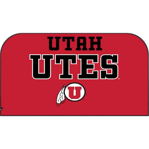 University of Utah Utes Text on Red Nintendo Switch 2 (2025) with Joy-Con Skin