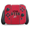 University of Utah Utes Text on Red Nintendo Switch (2017-2021) Joy-Con Controller Skin