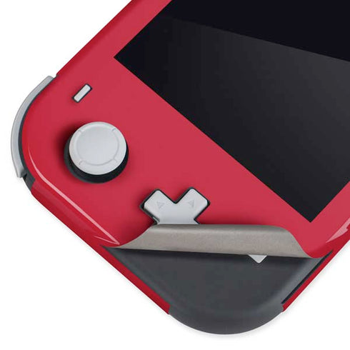 University of Utah Utes Text on Red Nintendo Switch Lite Skin