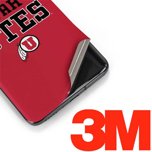 Utah Utes Text on Red OnePlus 7 Pro Skin