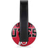 University of Utah Utes Text on Red PlayStation 4 Gold Wireless Headset Skin