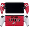 University of Utah Utes Text on Red PlayStation Portal Remote Player Skin