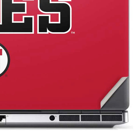 University of Utah Utes Text on Red Dell Precision Skin