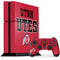 Utah Utes Text on Red PS4 Console and Controller Bundle Skin