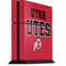 Utah Utes Text on Red PS4 Console Skin