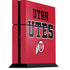 University of Utah Utes Text on Red PlayStation PS4 Skins